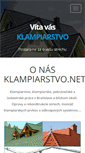 Mobile Screenshot of klampiarstvo.net